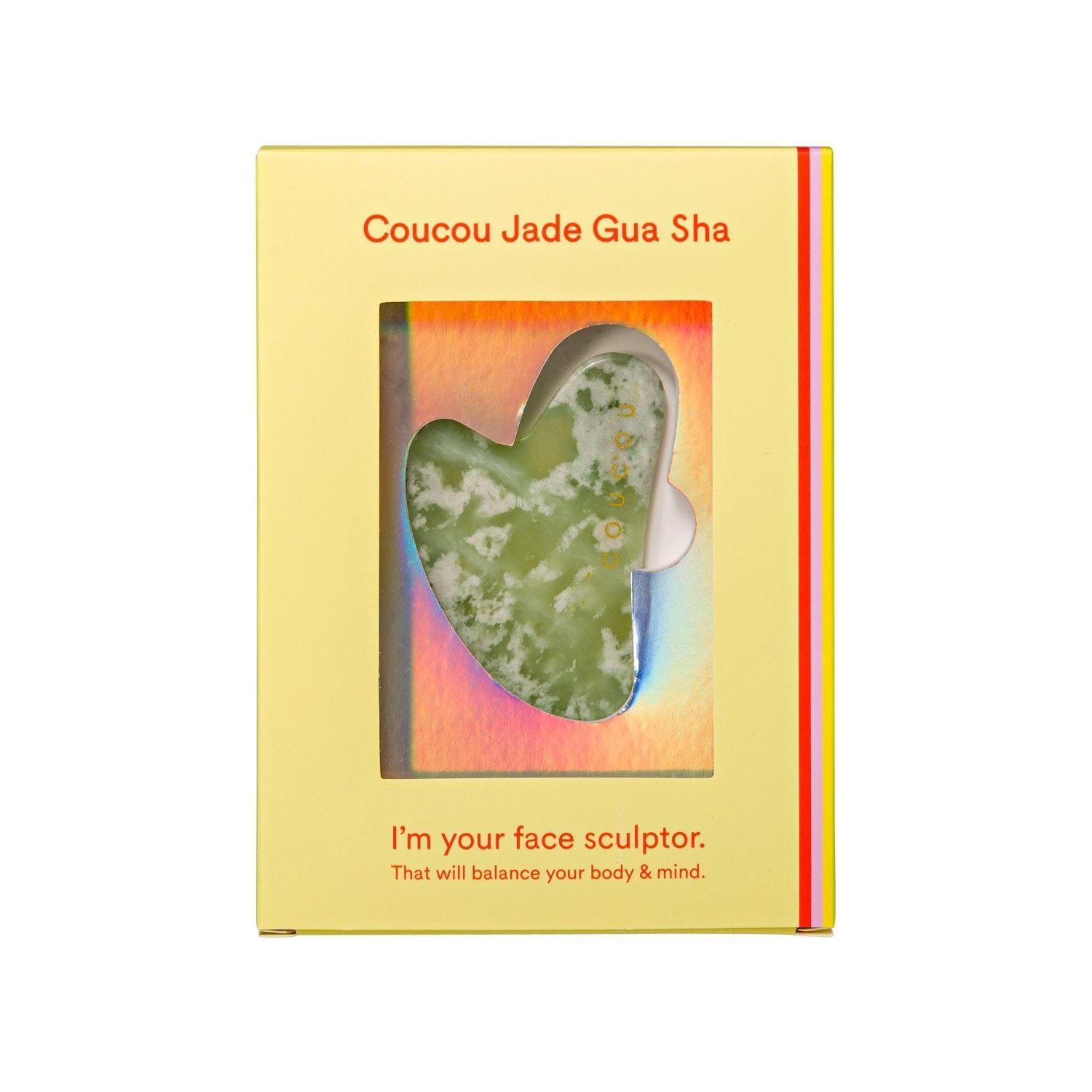 Coucou Club Masážne príslušenstvo Coucou Jade Gua Sha - 1 kus