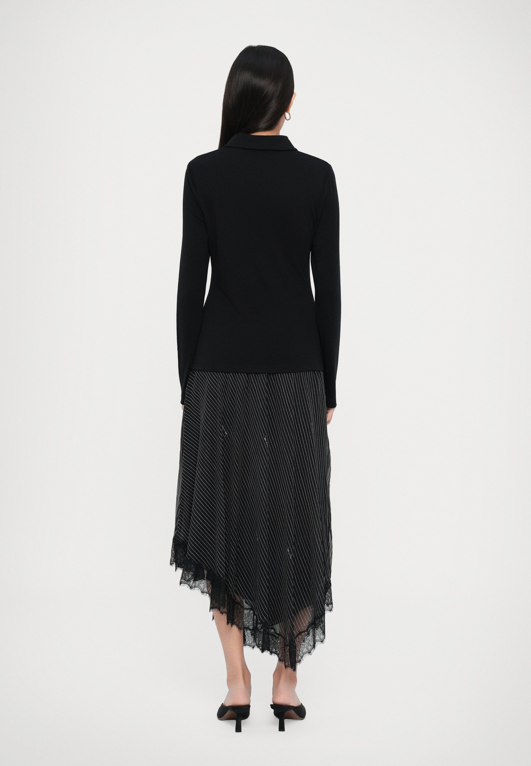 Diane von Furstenberg SHESKA - Polo majica - crna