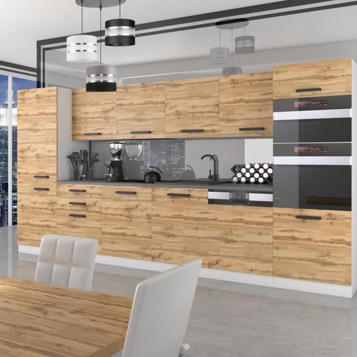 Cucina completa - B BELINI GROUP - NAOMI - Rovere Wotan - 360 cm - Design contemporaneo