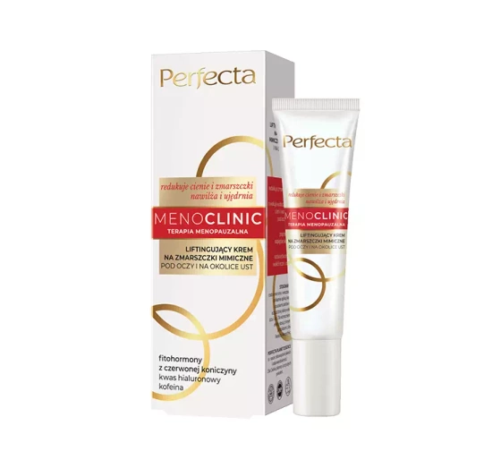 Perfecta Menoclinic liftingujący krem pod oczy i na okolice ust 15ml