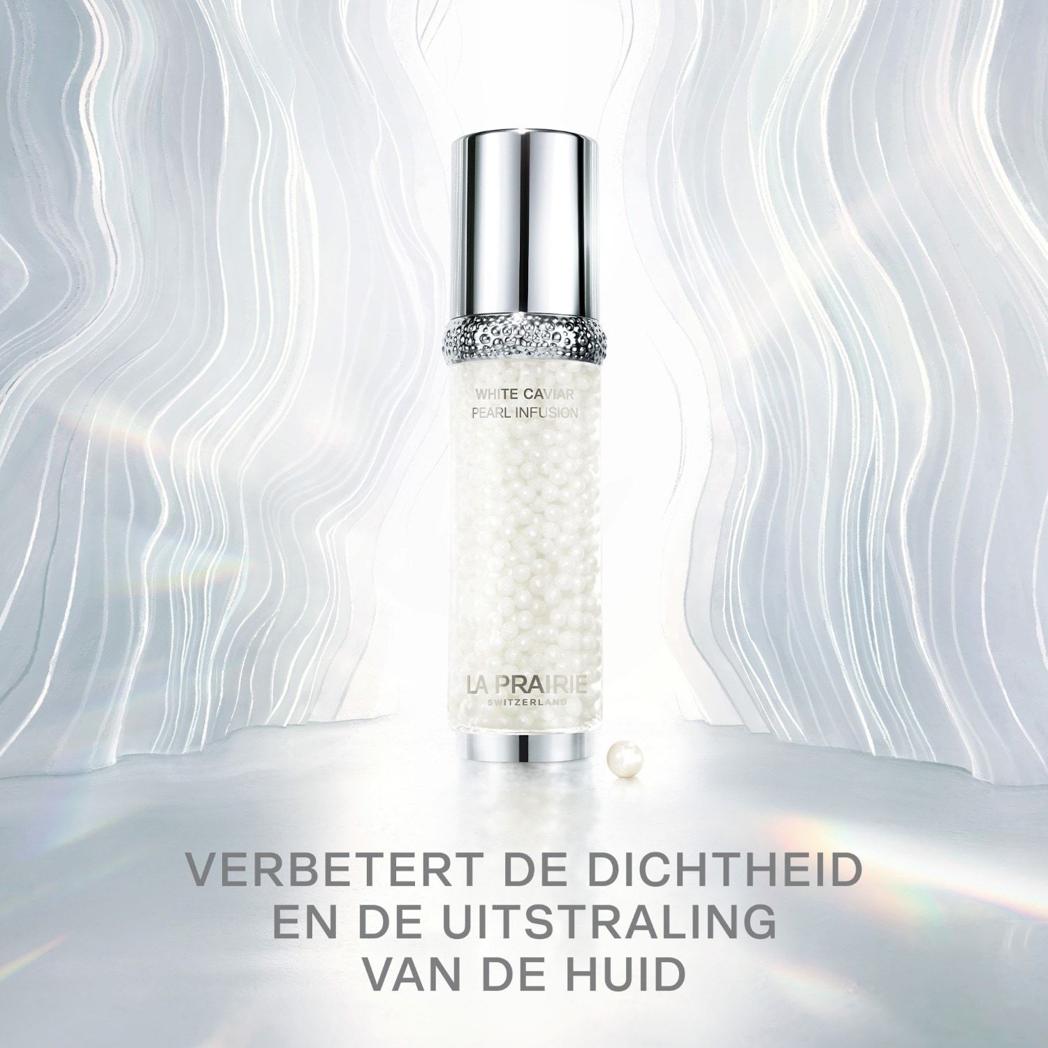 „La Prairie“ drėkinamasis serumas su baltųjų ikrų perlų užpilu, 30 ml