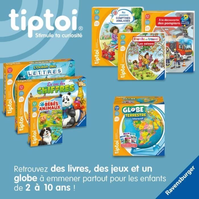 Globo interativo tiptoi®, 00000191, 7 anos, Ravensburger