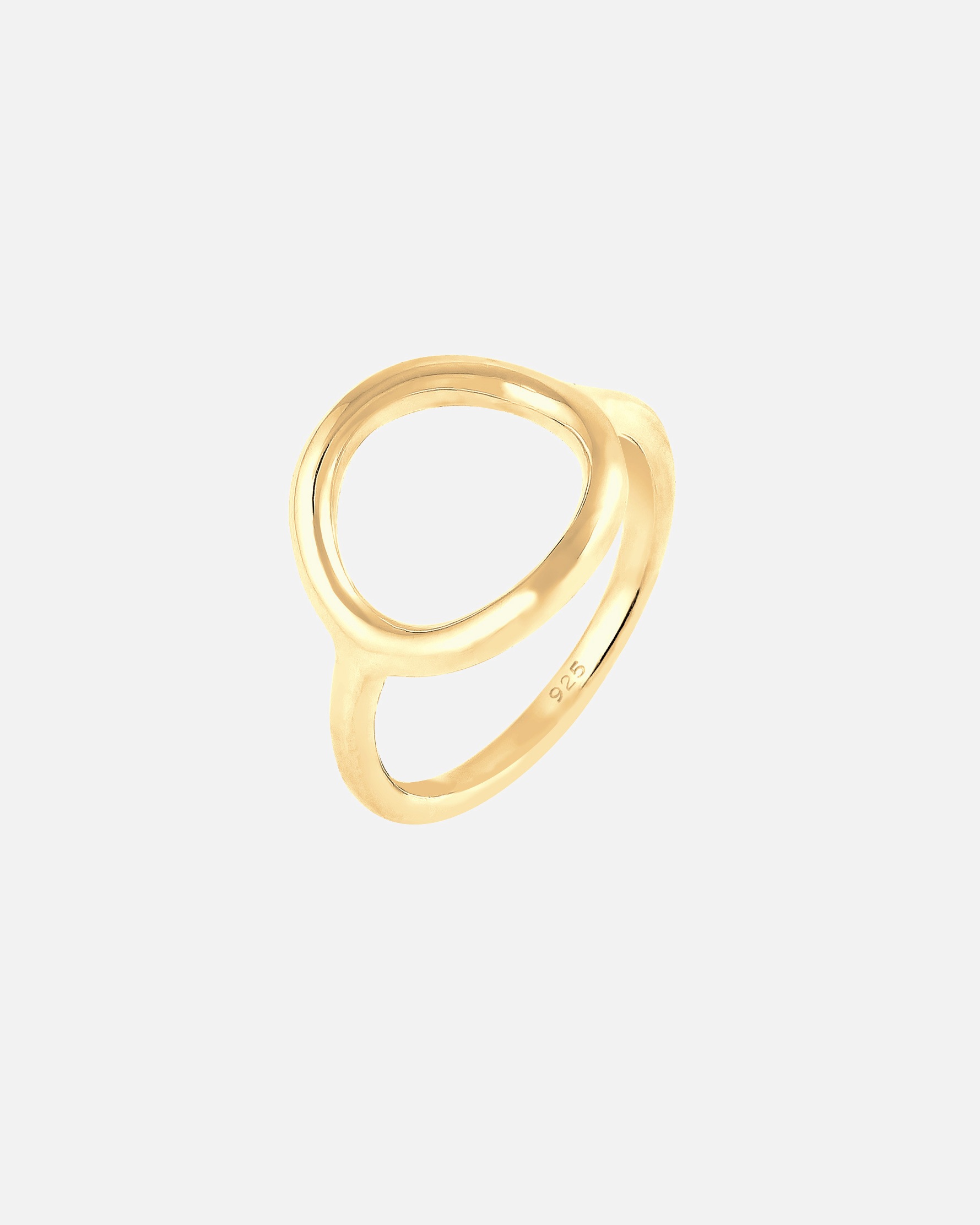 Elli Femmes Cercle Rond Géo Statement en Argent Sterling 925