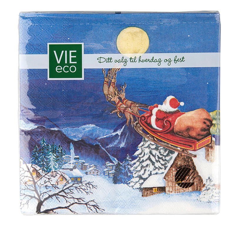 Vie Eco Servetter 20-pack 33x33 cm Julmotiv