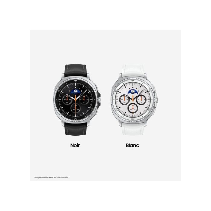 Montre connectée - SAMSUNG - Galaxy Watch 8 Classic - Bluetooth - Noir - Autonomie 40h