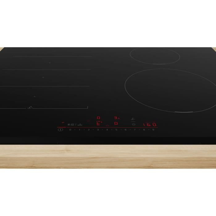Inductiekookplaat - BOSCH SERIE 6 PIX631HC1E - 4 kookzones - 7400 W - Multitouch+ - Flexzone - Zwart