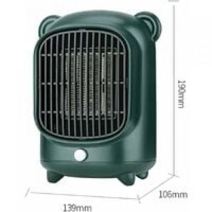 Aquecedor portátil - GIGICIAL - 500W - Cerâmico - Proteção contra superaquecimento
