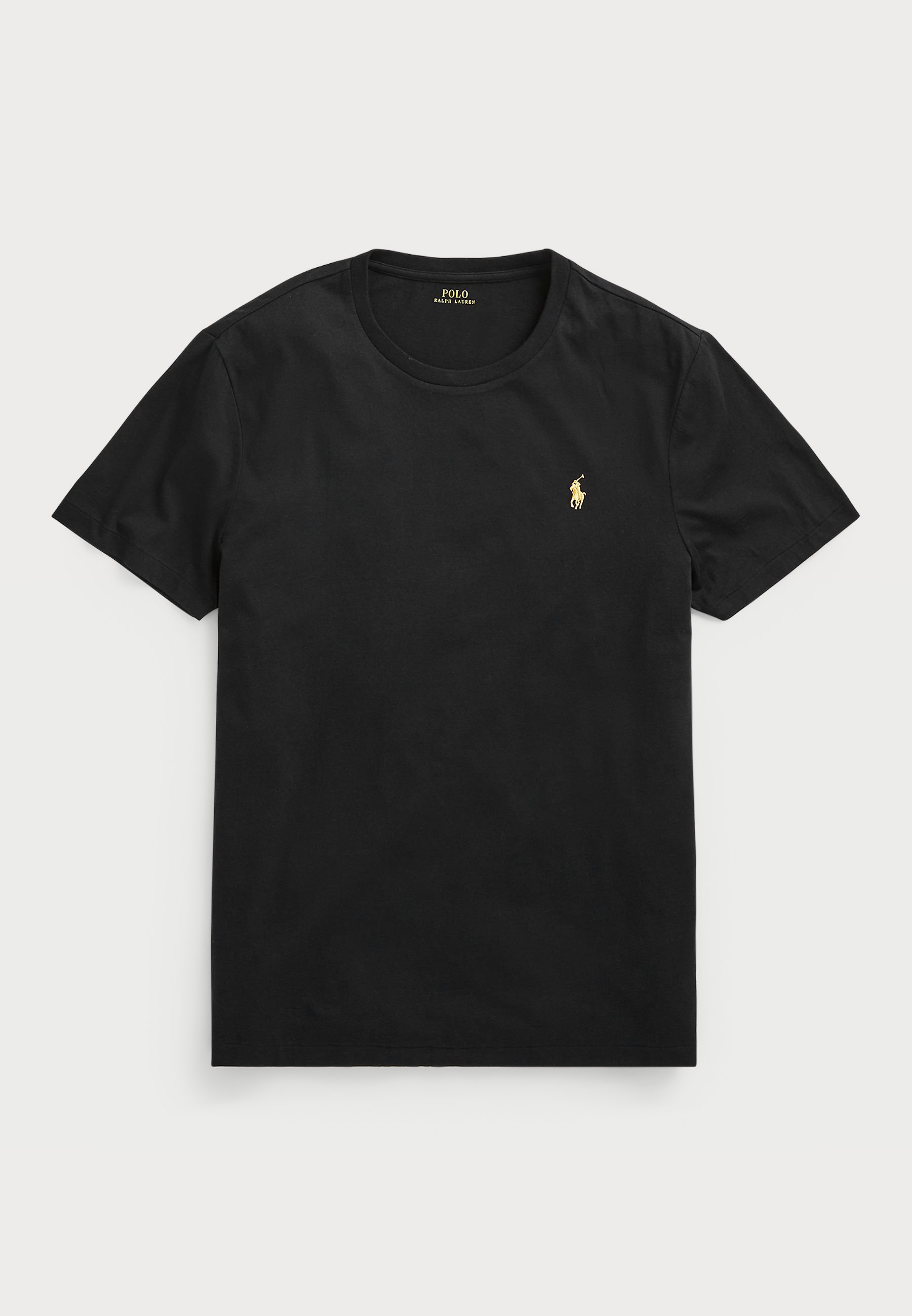 Polo Ralph Lauren CUSTOM SLIM FIT CREWNECK T-SHIRT - Paprasti marškinėliai - juodi