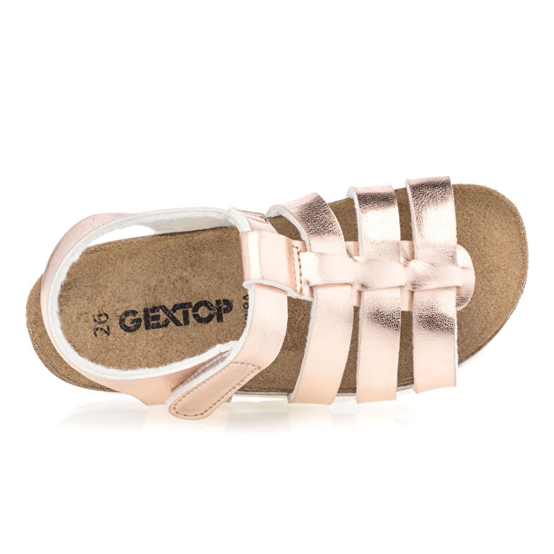 Sandalias rosas para niña / Zapatos de punta abierta