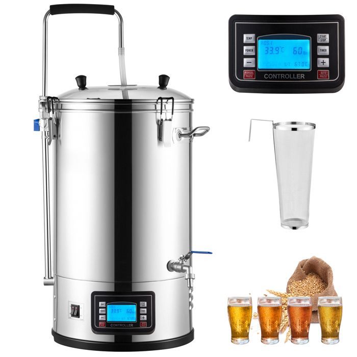 Système de Brassage Électrique-Duoku-30 L-Brasseur de Bière Domestique Tout-en-un avec Panneau de Mode