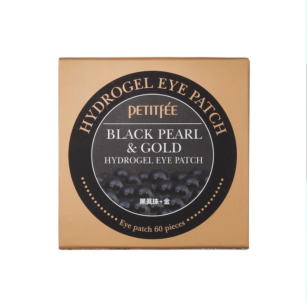 Petitfee Augenpads PETITFEE Schwarze Perle & Gold Hydrogel-Augenpads - 30 Paar