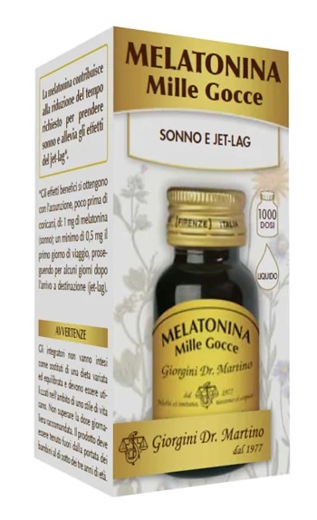 DR. GIORGINI Dr. Giorgini Miega uztura bagātinātājs tūkstoš pilienu melatonīna 30 ml