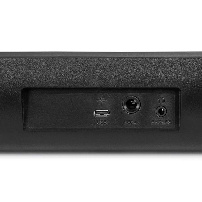 Max Rhapsody49 elektronisk MIDI-keyboard, 49 tangenter, 300 toner, 300 rytmer, USB-C strømforsyning, to innebygde høyttalere