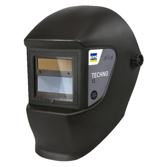 Casco de soldadura GYS Techno 11 negro con pantalla LCD a color real - 64997