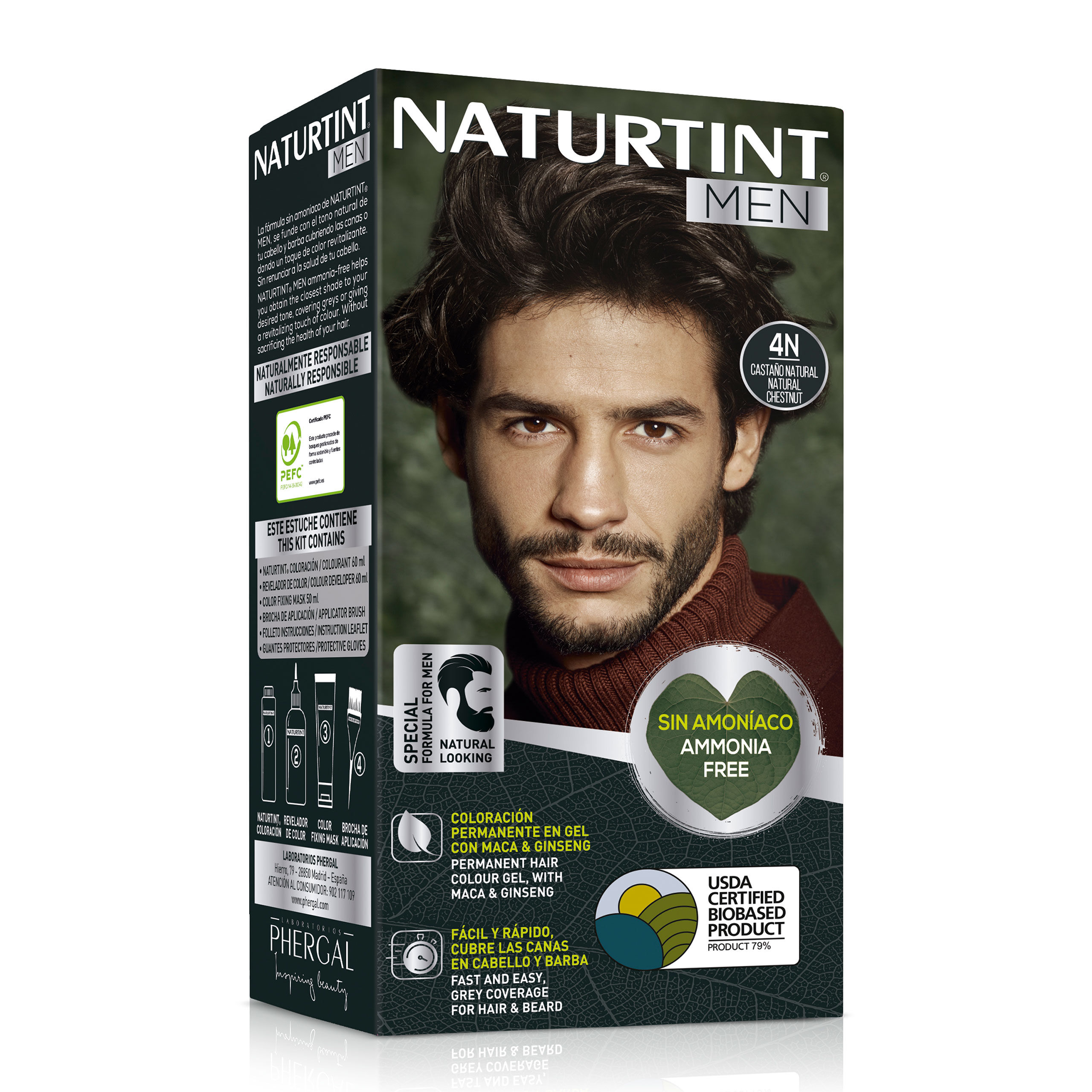 Teinte naturelle HOMMES