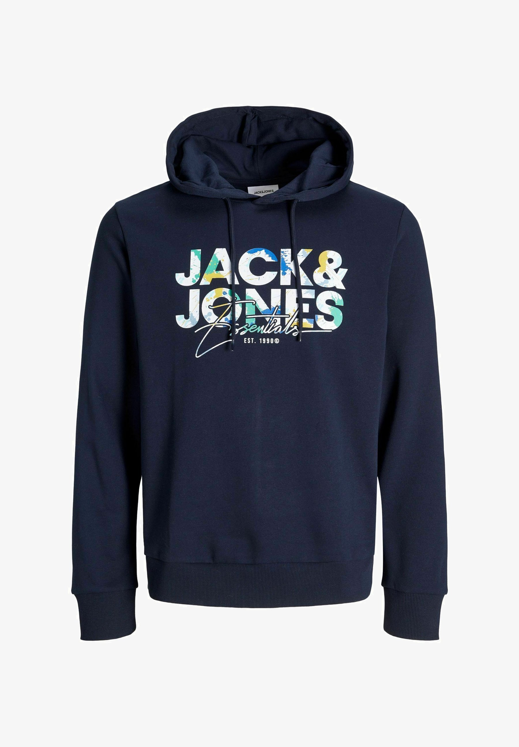 Sweat à capuche Jack & Jones GRANDES TAILLES - logo Sky Captain