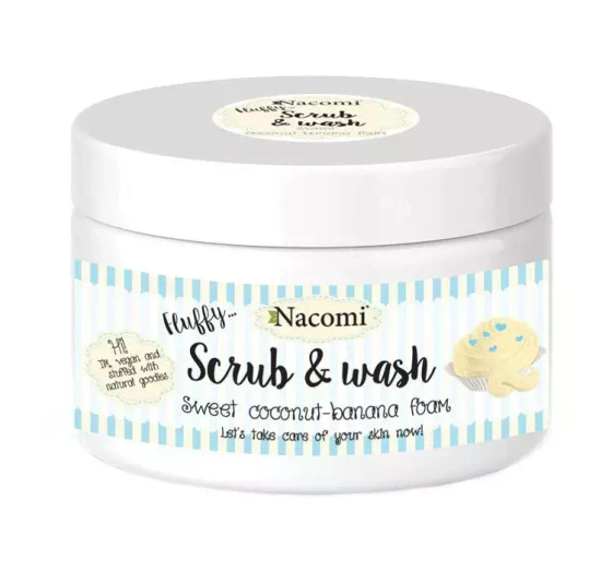 Nacomi piankowy peeling do ciała Kokos Banan 180 ml