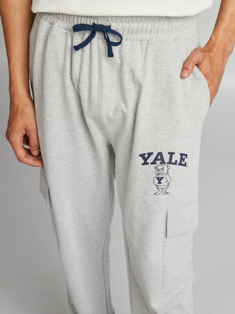Spodnie dresowe 'YALE' - SZARE