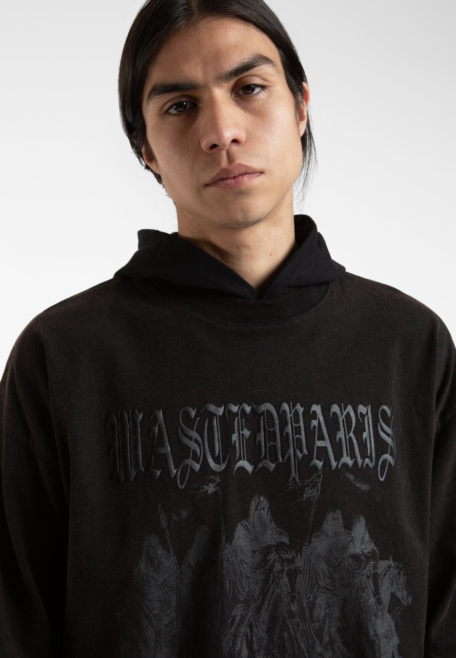 Wasted Paris NECROMANCER UNISEX - Bluzka z długim rękawem - wyblakła czerń