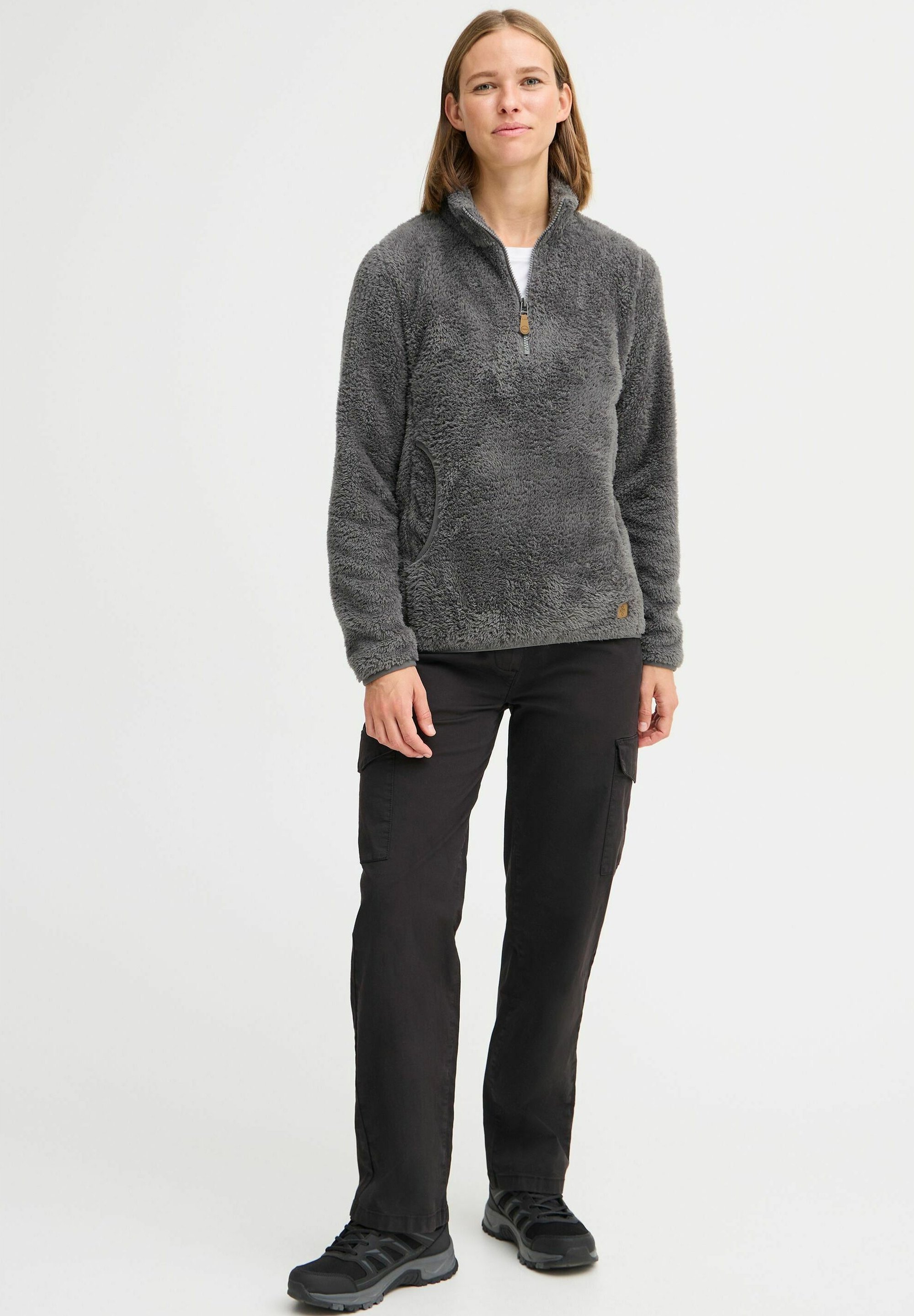 Oxmo OXTELSONIA FLEECE - Fleecepullover - castlerock