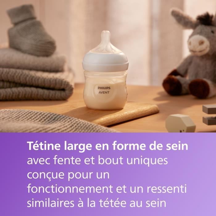 Entdeckerset – PHILIPS AVENT – Natural 3.0 – 125 ml Babyflasche + Ultra Air Schnuller 0–6 Monate