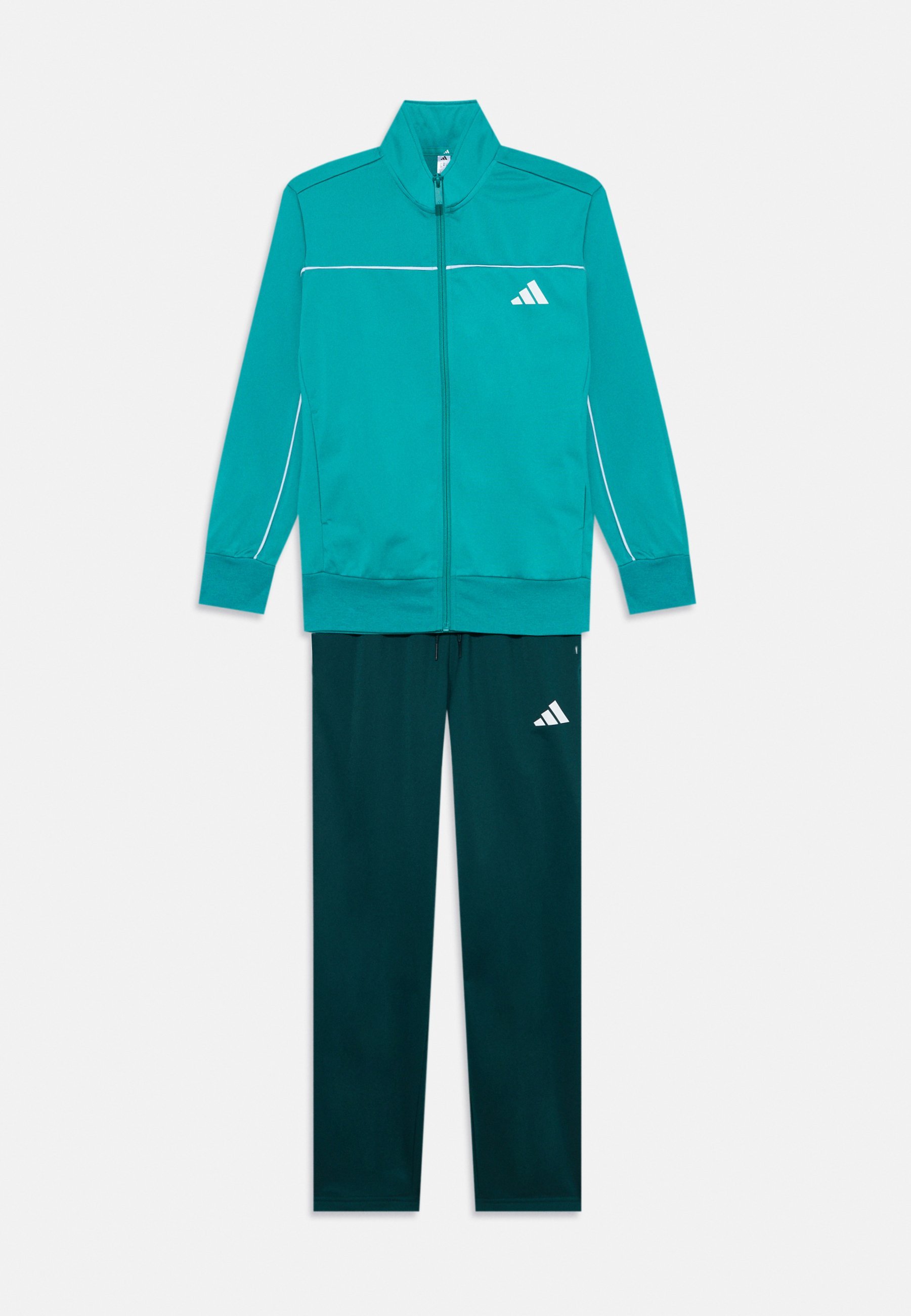 adidas Performance JUNIOR COLOURPOP TRACKSUIT UNISEX SET - Trainingspak - puur turquoise/wit