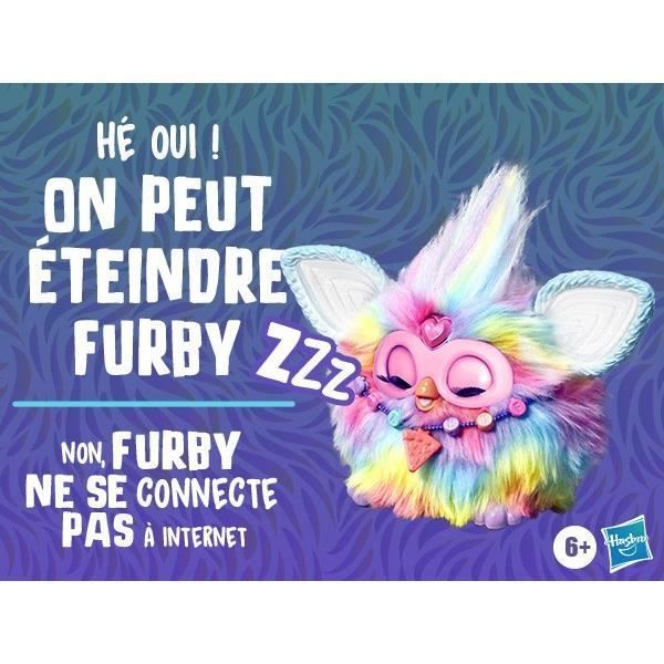 Furby Tie Dye, 15 accessoires, interactief pluche speelgoed voor meisjes en jongens, spraakgestuurde animatronic, geschikt voor kinderen vanaf 6 jaar.