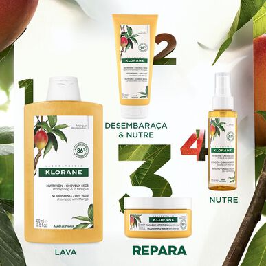 Klorane Mango Nourishing Mask Nærende Mango Mask Fuktighetsgivende Tørt Hår 150 ml 150 ml