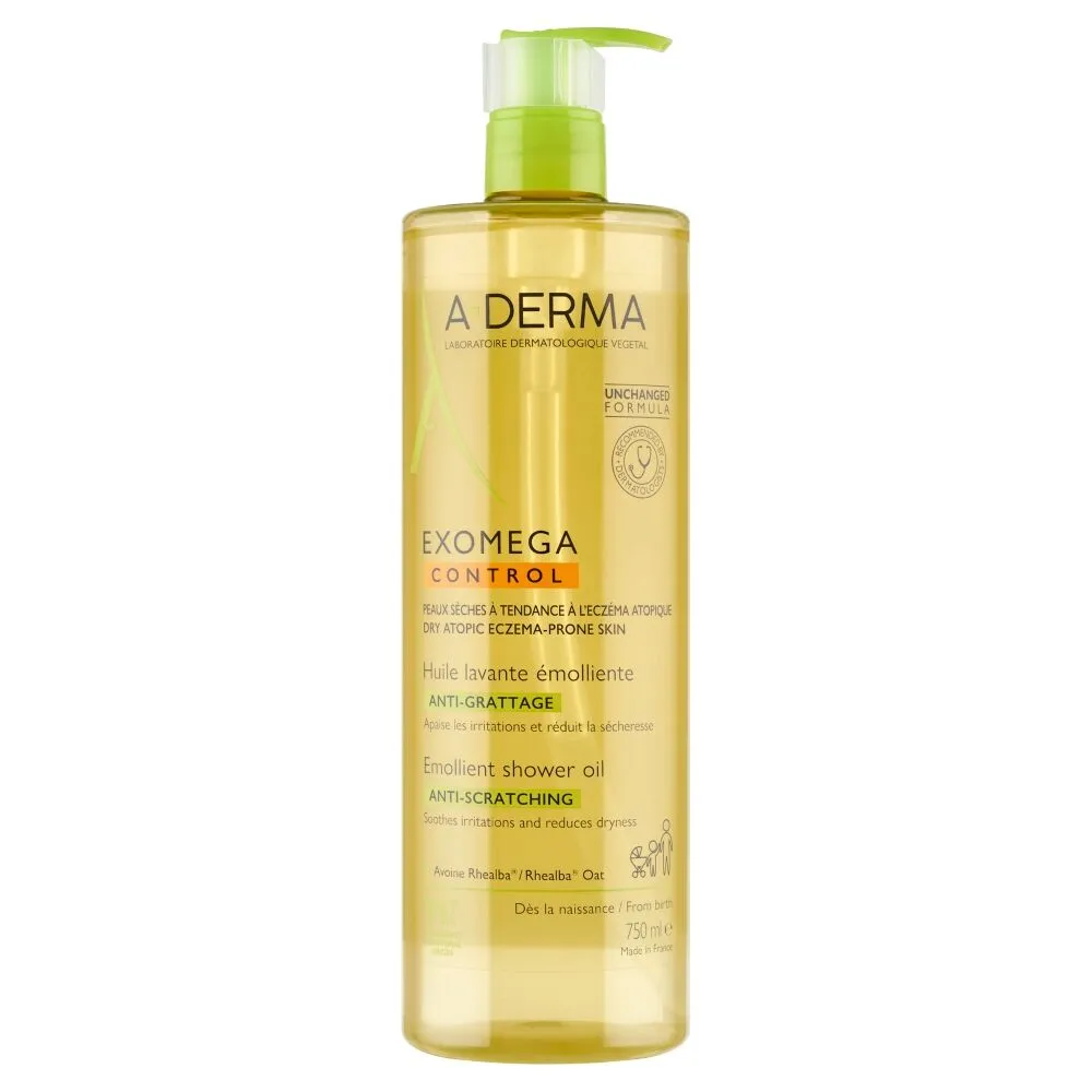A-Derma Exomega Control Olejek-emolient pod prysznic, 750 ml