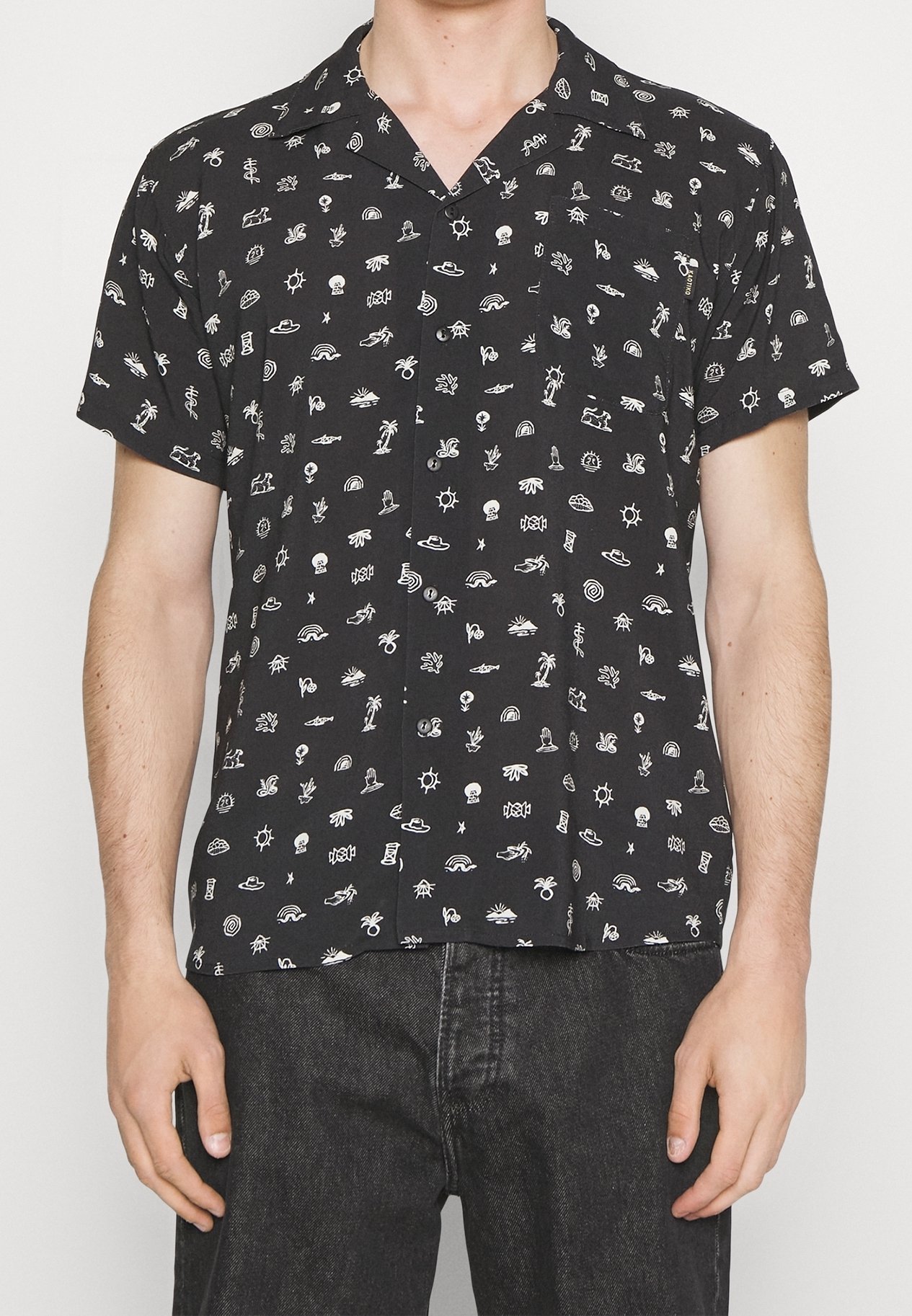 Kaotiko shirt - zwart