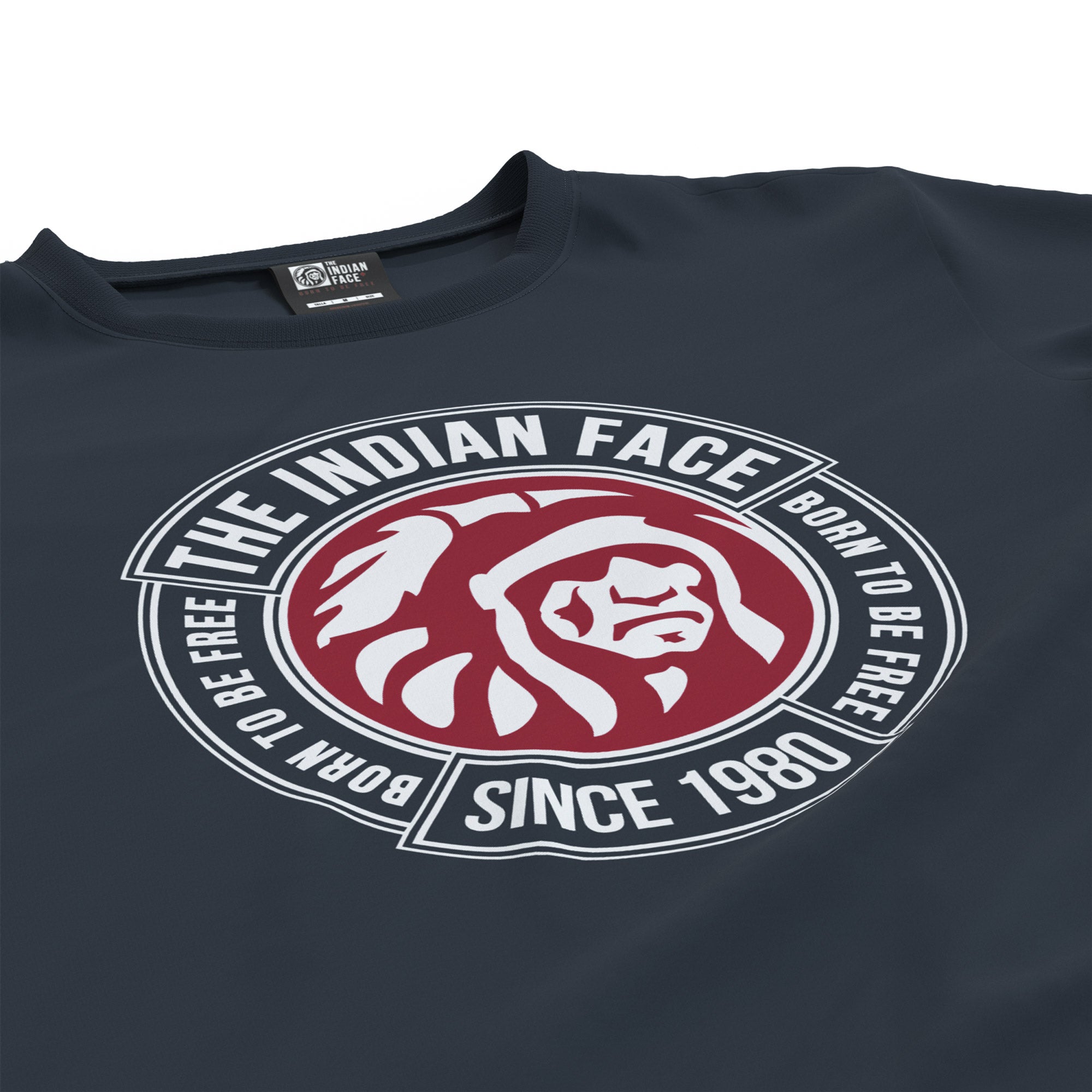  Originalūs marškinėliai su „Indian Face“