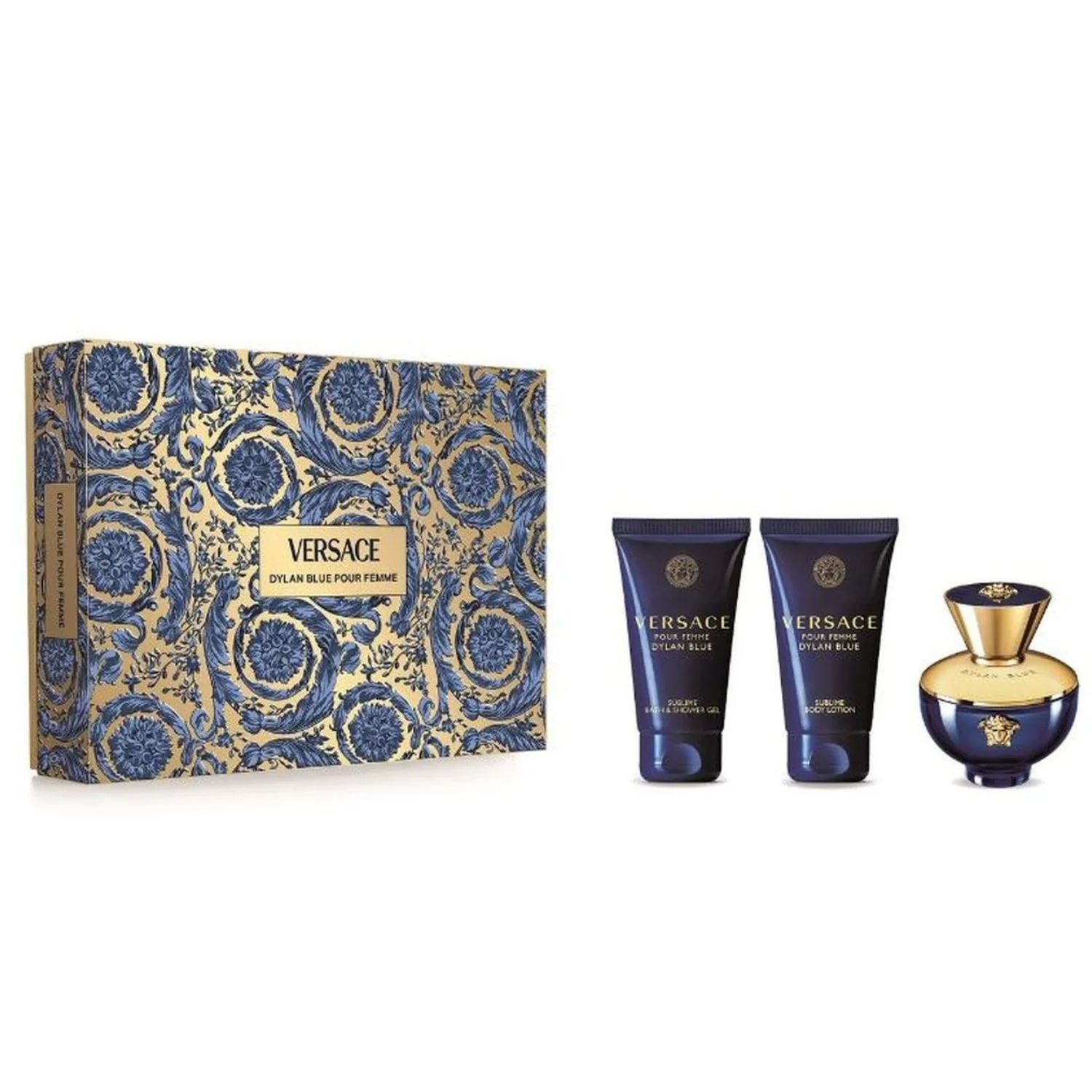 Versace Pour Femme Cofanetto Dylan Blue Pour Femme Eau de Parfum - Cofanetto Profumo Donna, Eau de Parfum