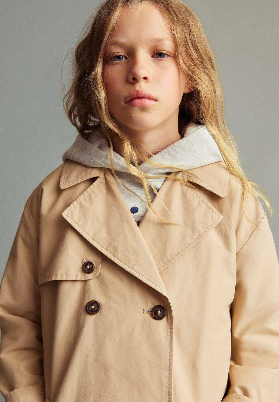 Mango Kids KID - Trenchcoat - zand