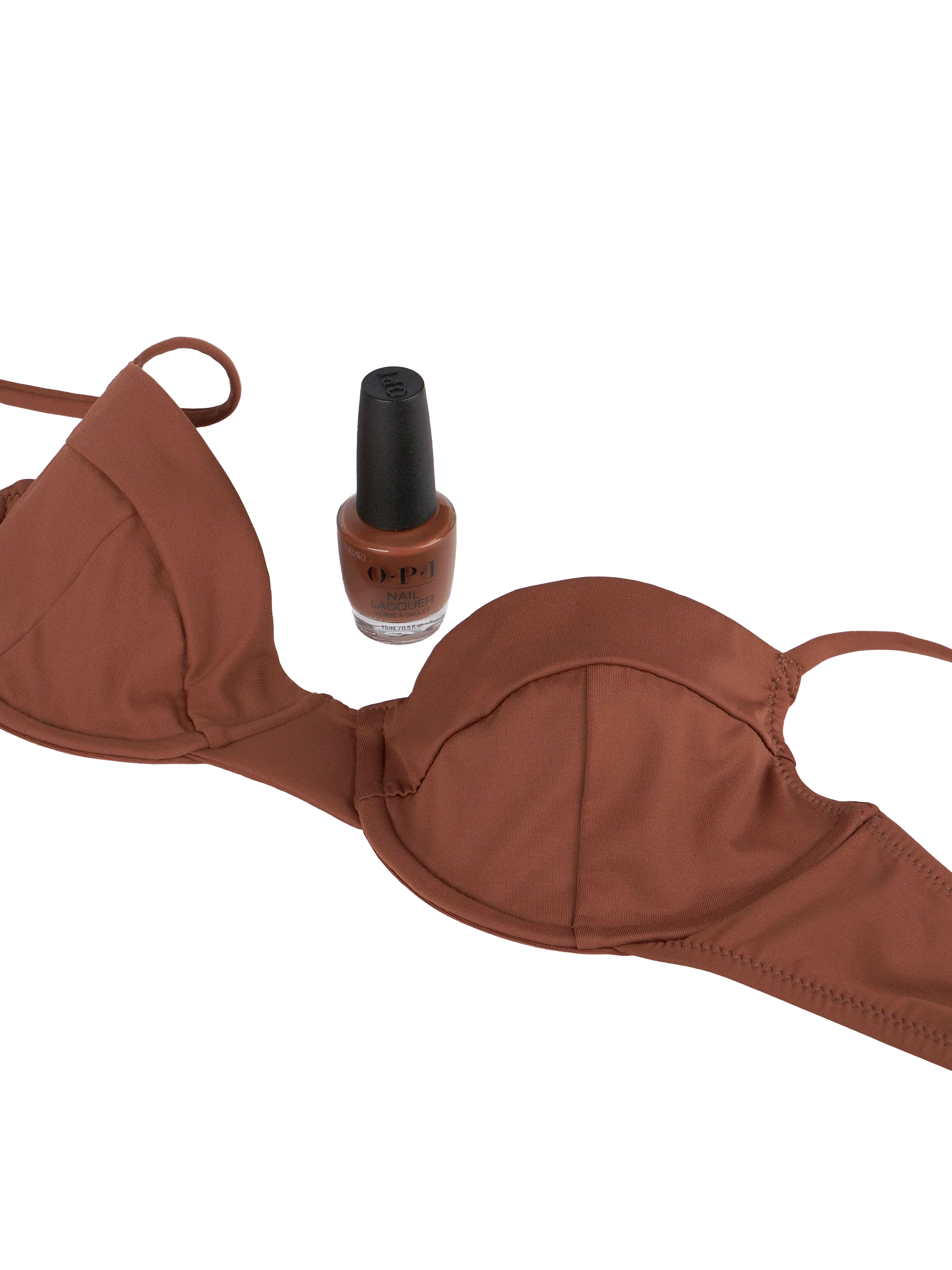 Bruine bralette bikini met beugel voor dames