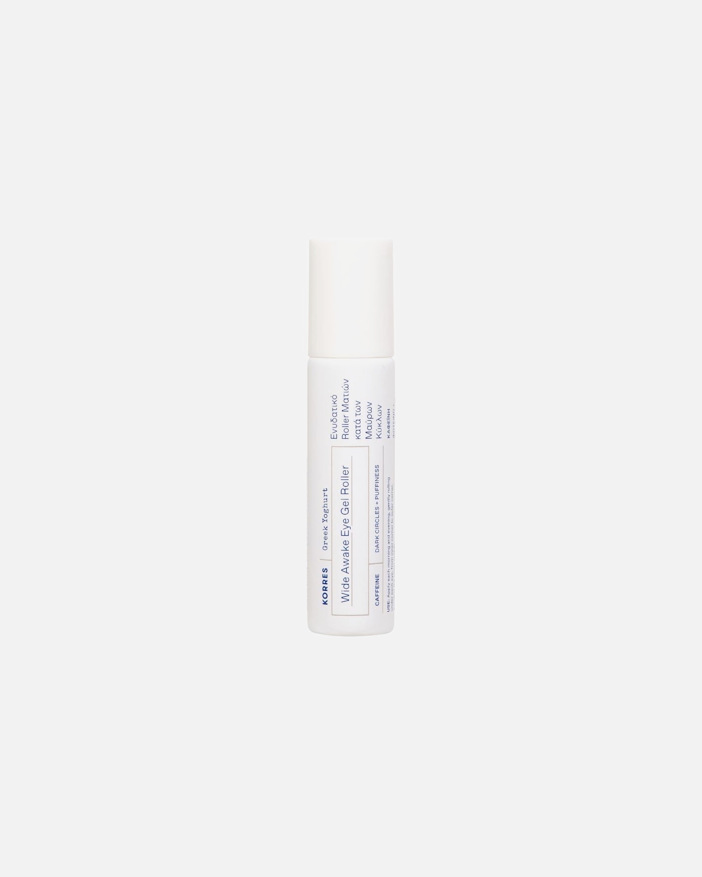KORRES oční roll-on gel s řeckým jogurtem pro probuzení očí – 15 ml