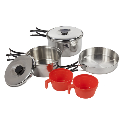 Accessoires de cuisine de camping compacts en acier Great Outdoors Regatta
