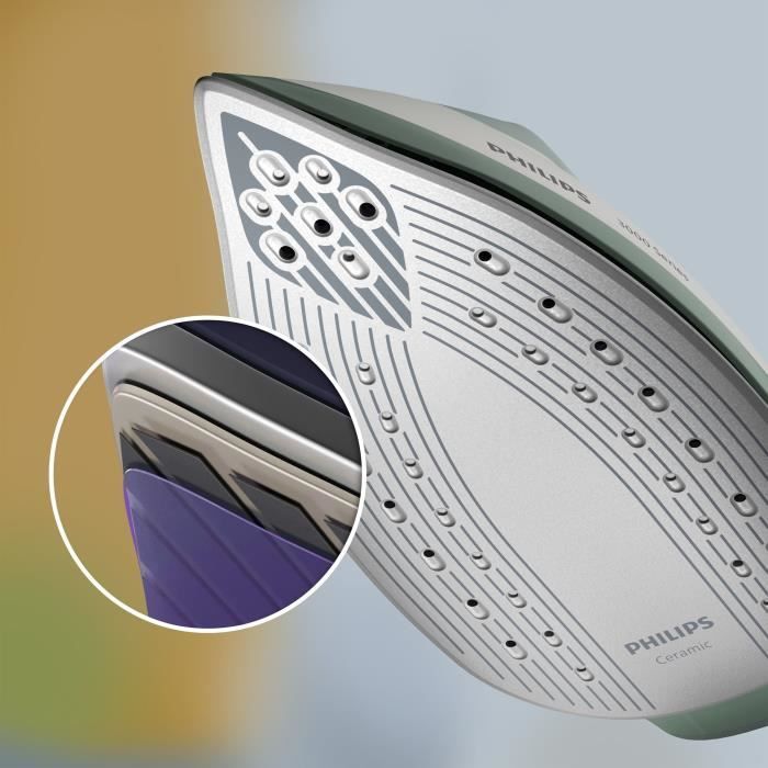 Plancha con generador de vapor - PHILIPS - PSG3010/70 - Serie 3000 - 6 bar - 1,4 L - Verde