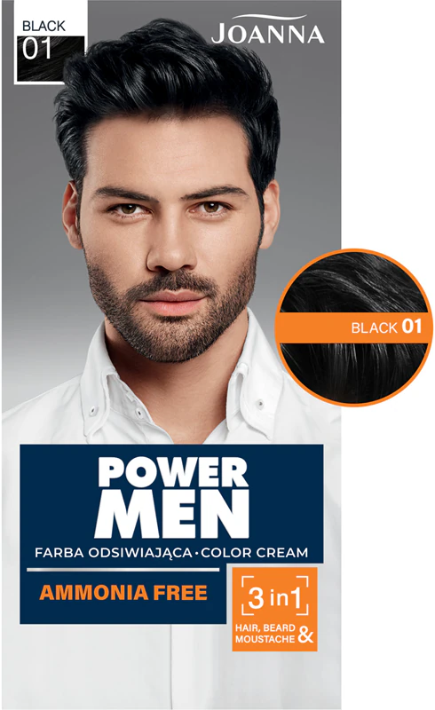 Tinta de cabelo Joanna Power Men para homens