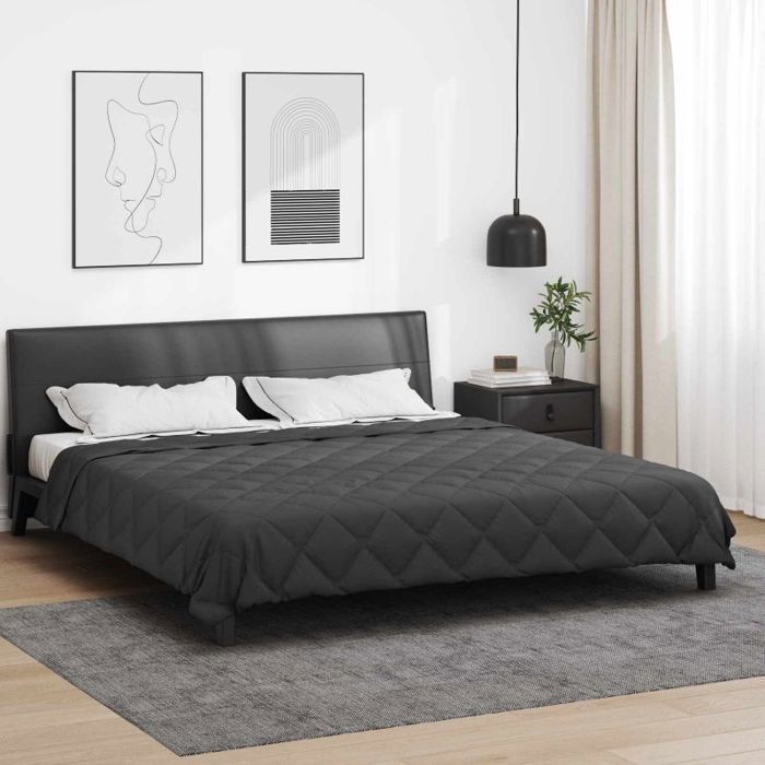Edredón - VIDAXL - Relleno completo de plumón - Microfibra - 240 x 260 cm - Hipoalergénico