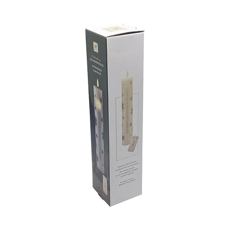 Vie Selected Adventskerzen 1-24 5x30 cm LED mit Fernbedienung