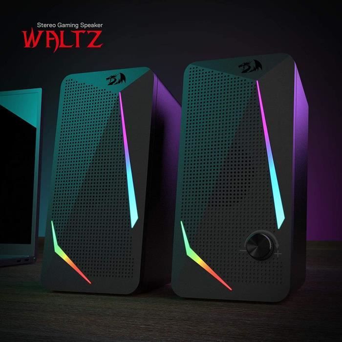 Haut-parleurs PC - REDRAGON - GS510 - 2x35W - RGB - Alimentation USB
