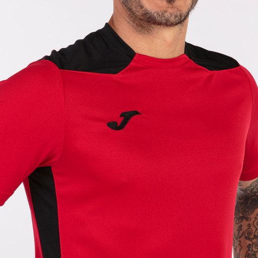  Joma Championship VI Kortärmad T-shirt Röd Svart