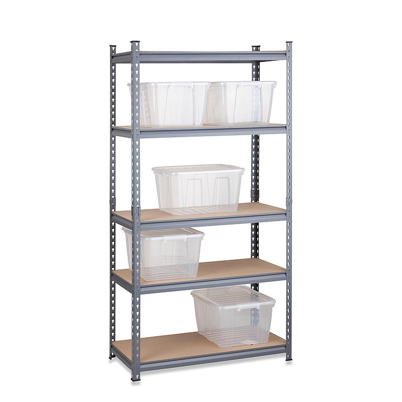 Libreria Work Steel 183 x 91,4 x 45,7 cm, 5 ripiani