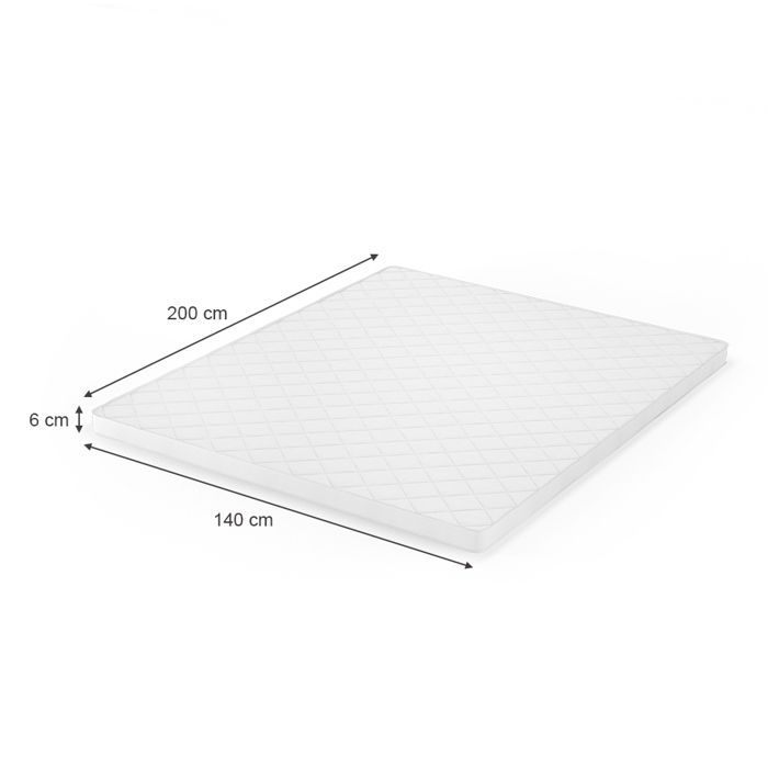 Protetor de colchão Vitalispa 12691, 140x200cm, branco