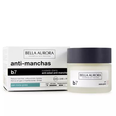 Bella Aurora Anti-stains b7 Anti-age SPF20 kasvovoide tahroja vastaan sekaiholle ja rasvoittuvalle iholle 30 ml 30 ml