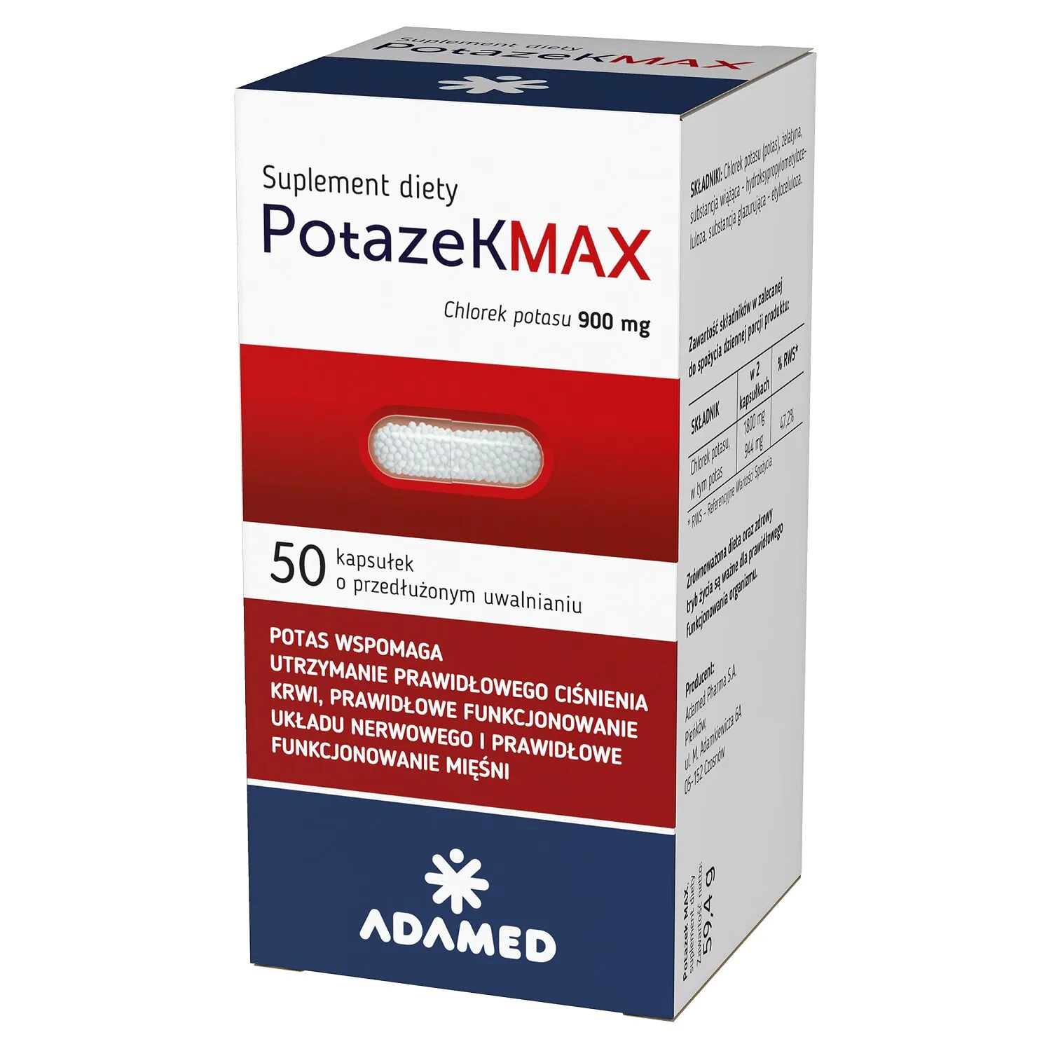 Potazek Max Kapsułki o przedłużonym uwalnianiu