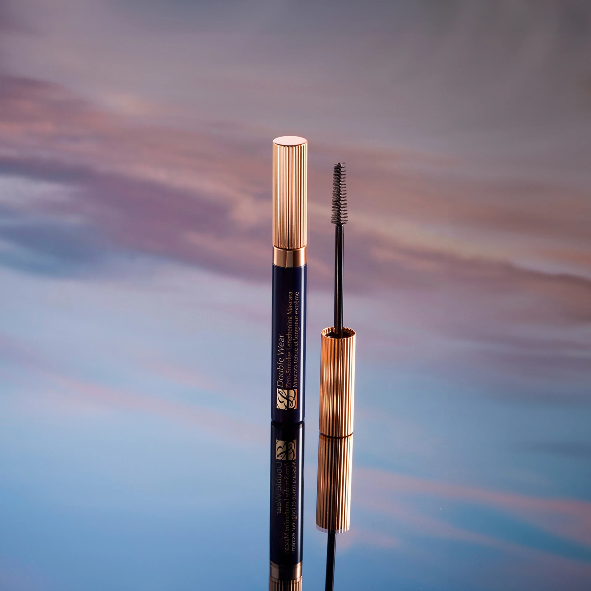 Rimel Double Wear Zero-Smudge Lengthening Mascara Negru - Estée Lauder