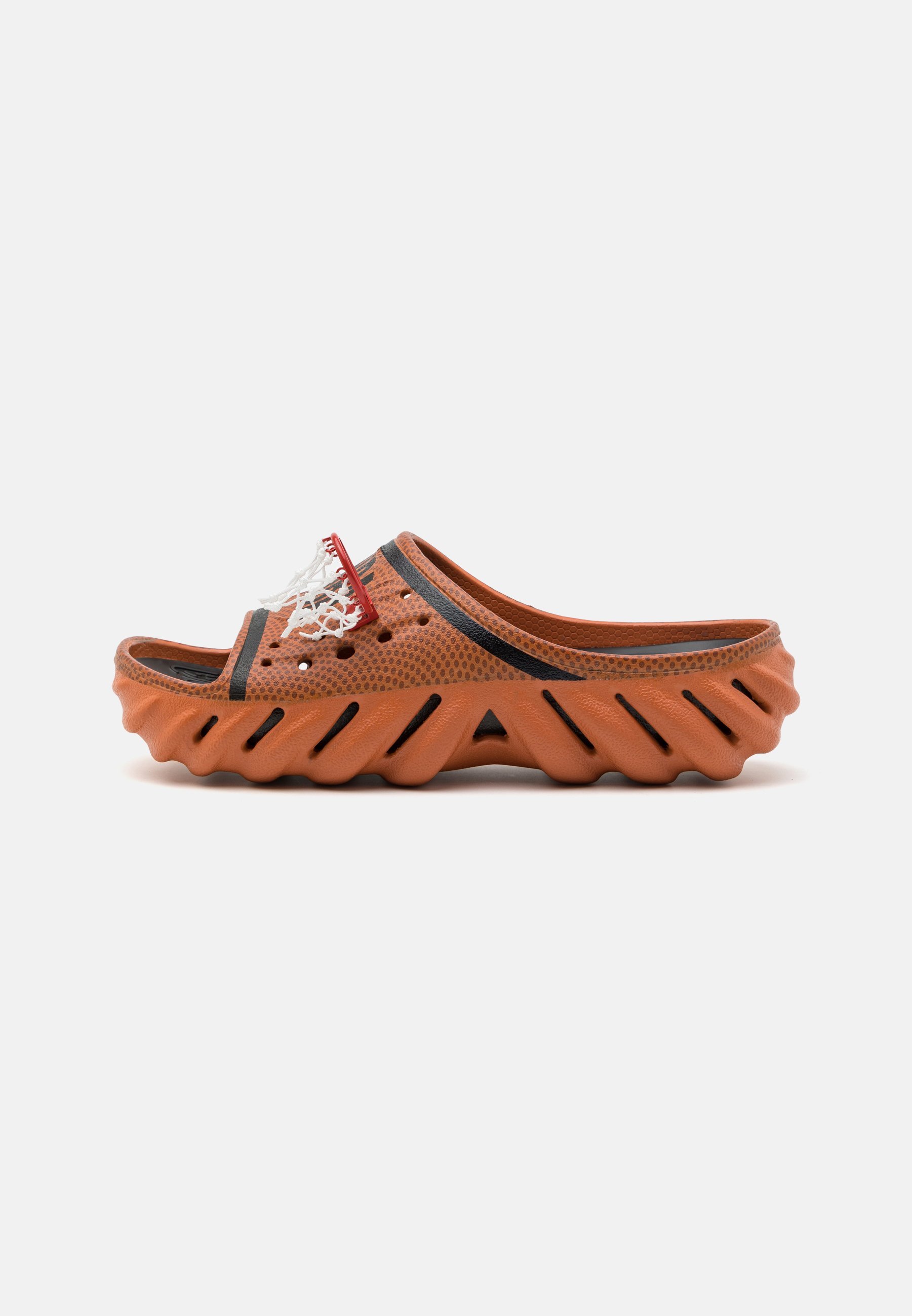 Crocs NBA ECHO SLIDE UNISEX - Ciabatte da piscina - terra di Siena
