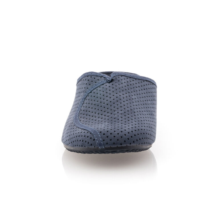 Blaue Damenpantoffeln