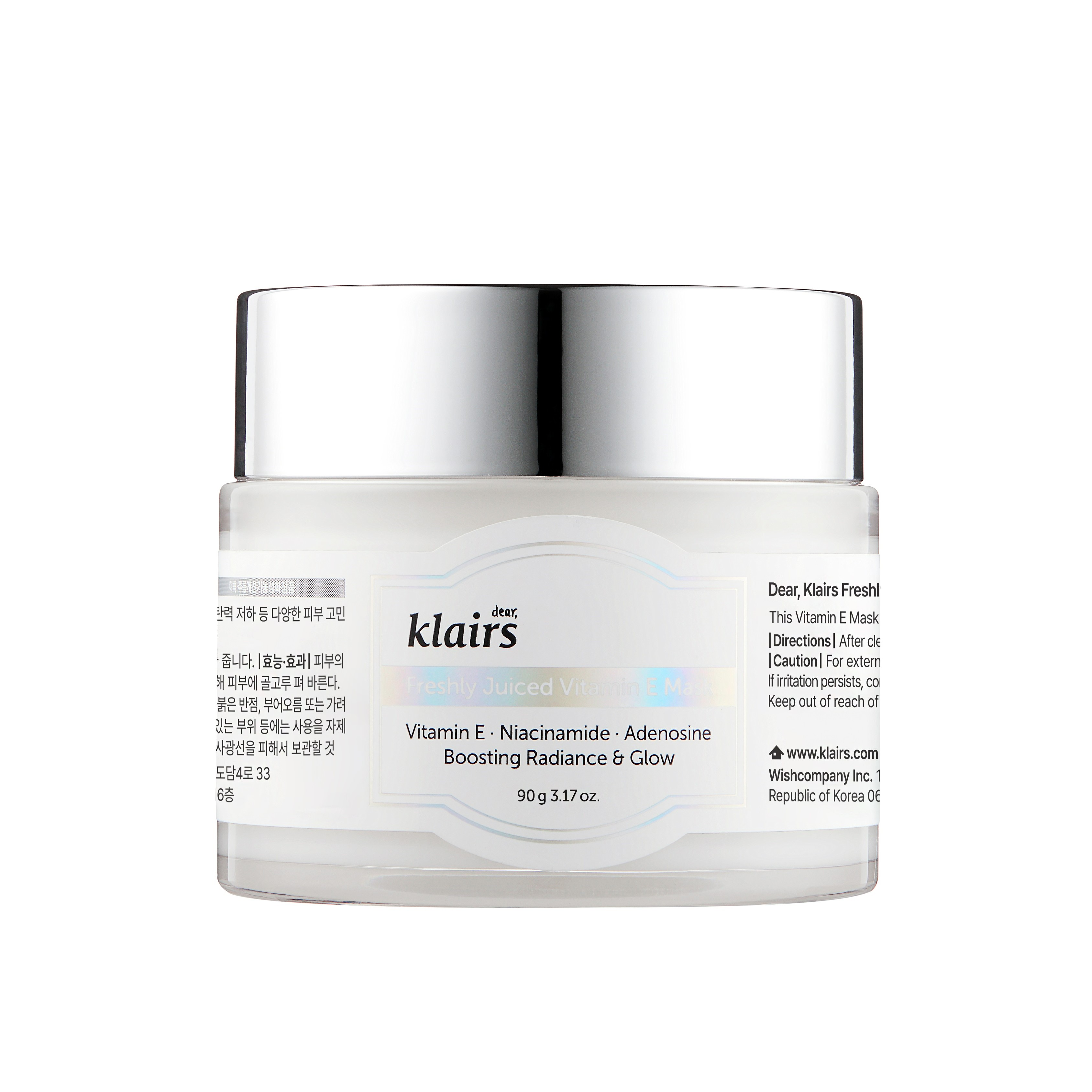 Querida Klairs: Mascarilla de vitamina E con zumo fresco